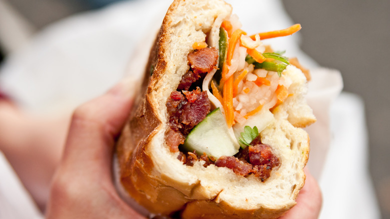 bahn mi pork belly meat