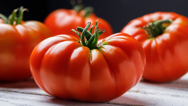 ripe beefsteak tomatoes