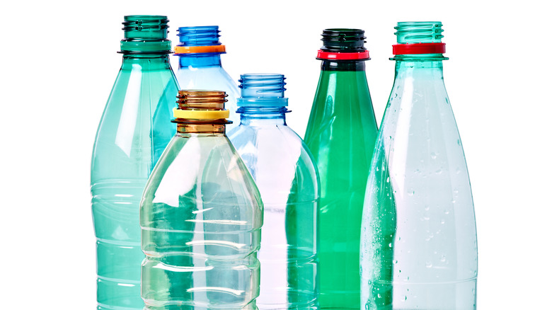 Plastic beverage bottles