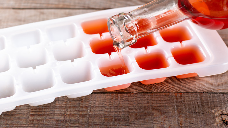 Wine ice cubes