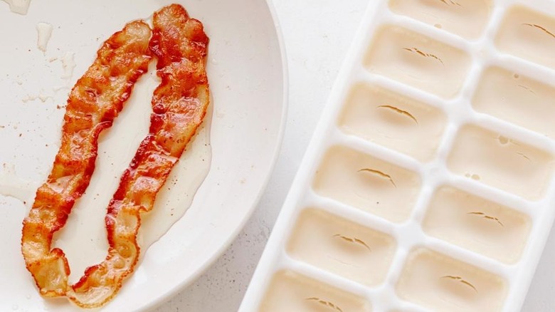 Bacon and bacon grease cubes