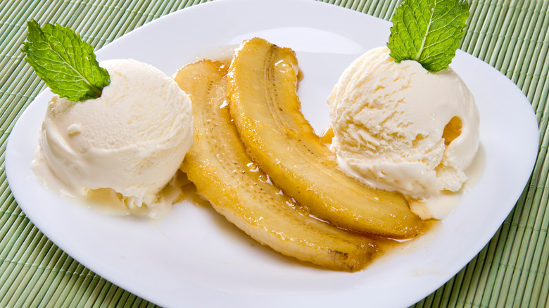 caramelized bananas