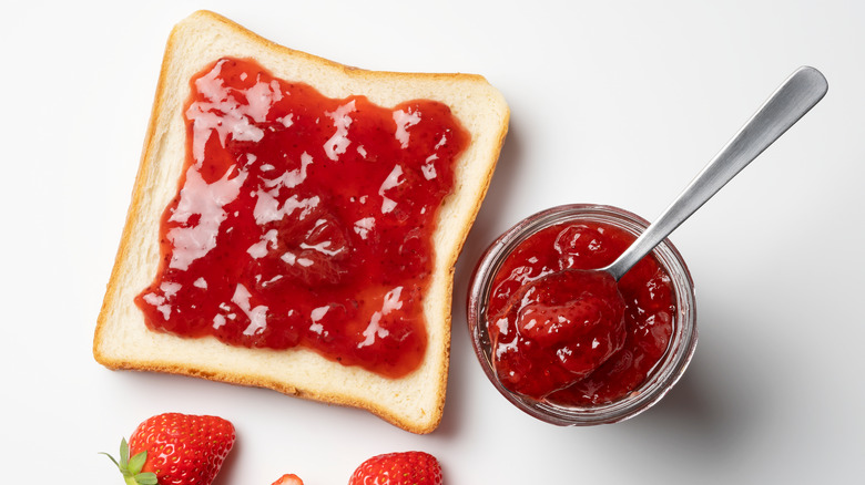 Strawberry Puree on Toast