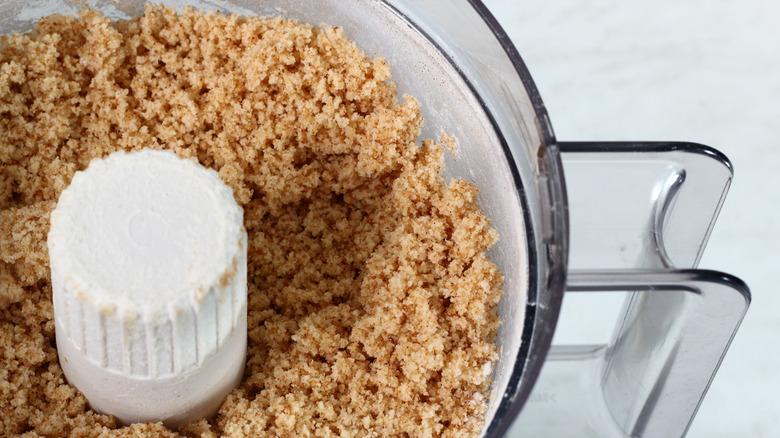 Breadcrumbs in food processor 