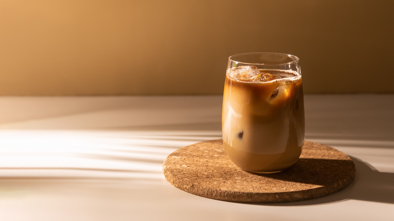 Iced coffee drink