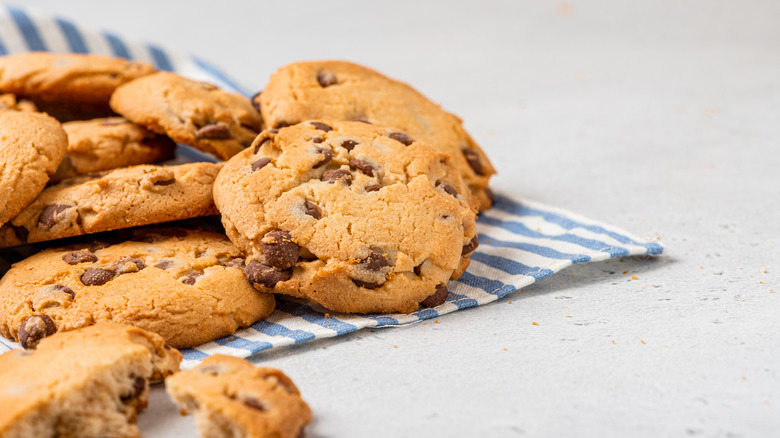 pile of chocolate chip cookies