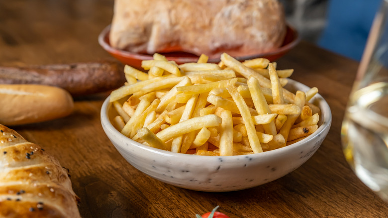 bowl of french fries