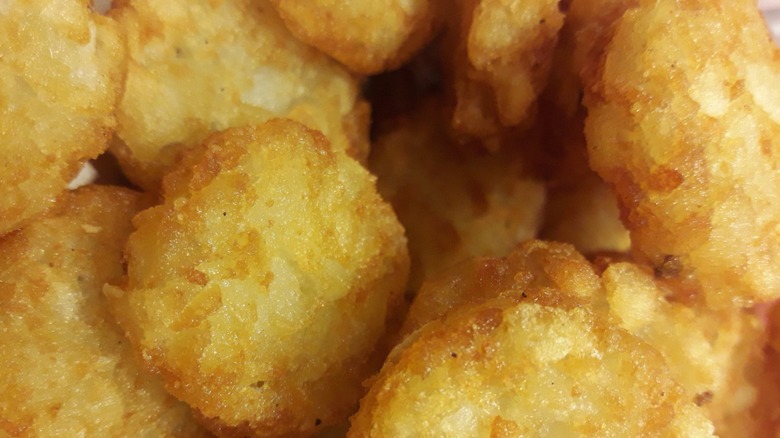 close up of hash browns