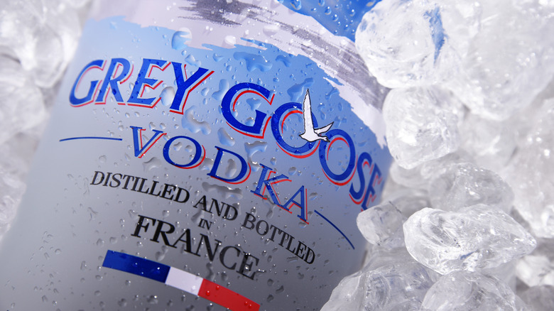 Grey Goose in ice 