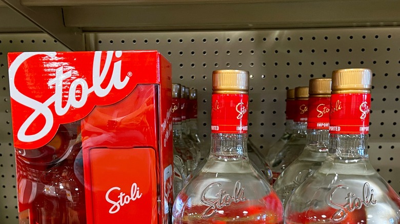 Stoli on shelf 