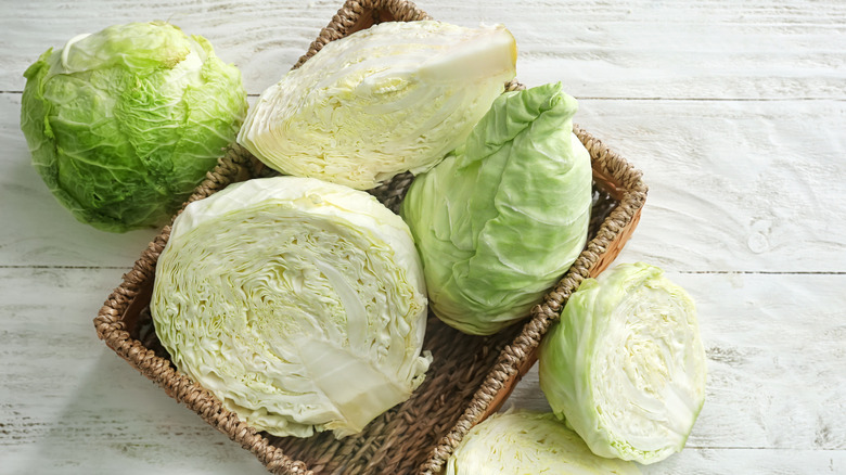 Cabbage wedges