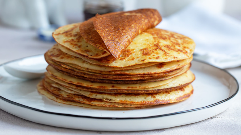 Stacked crepes