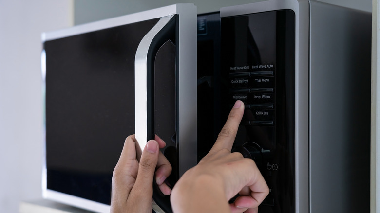 hand setting microwave