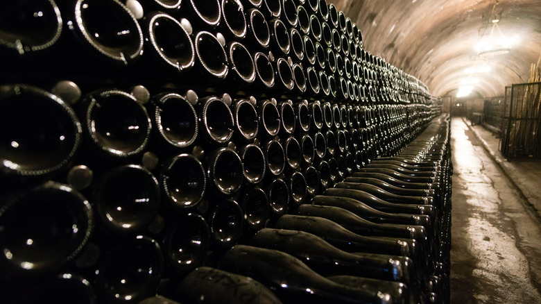 Champagne cellar