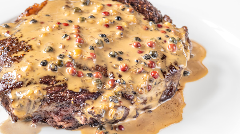 Steak au poivre