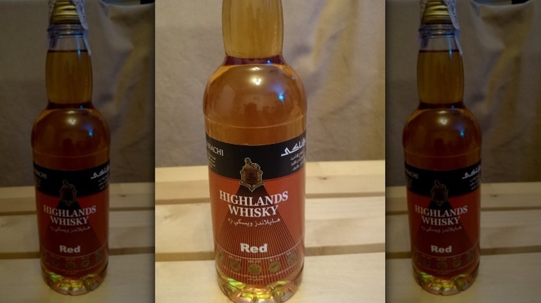 Bottle of Bolanachi Highlands Whisky