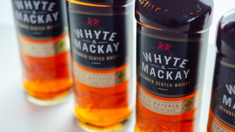 Bottles of Whyte & Mackay