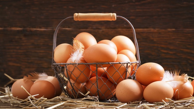 basket of eggs