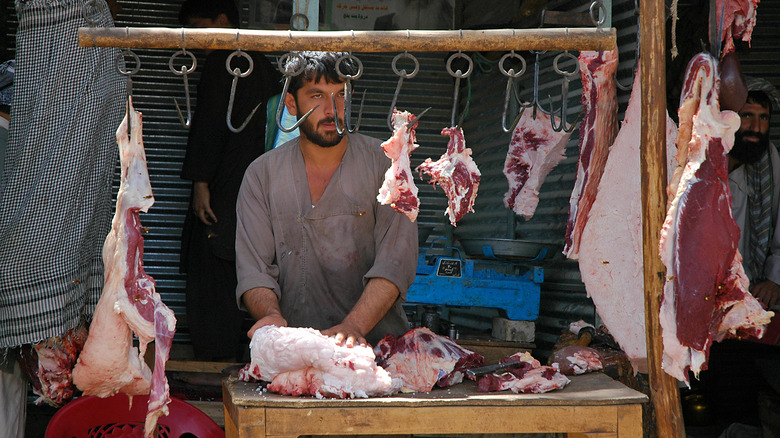 Afghan butcher