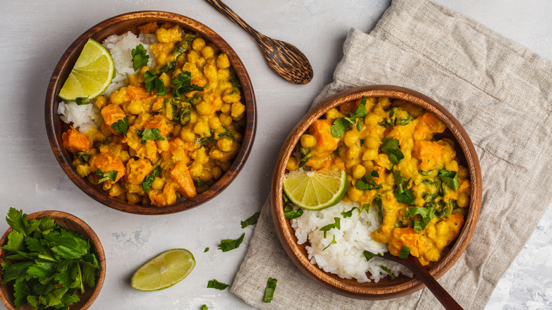 Vegan chickpea curry