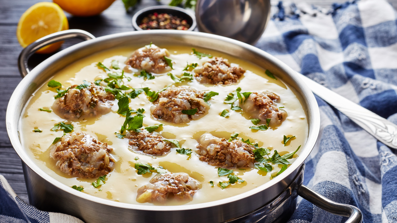 The Arabic Meatball Soup That's Made For Holiday Celebrations