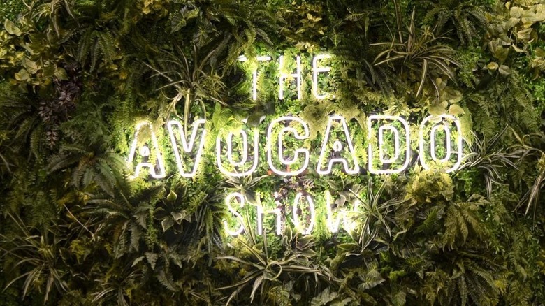 The Avocado Show neon sign