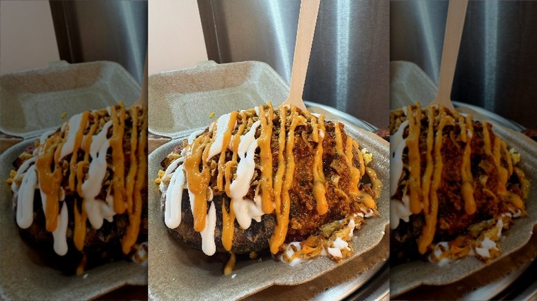 Spud Bros loaded baked potato