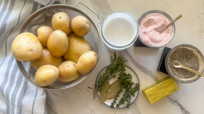The Bear herb mashed potatoes ingredients