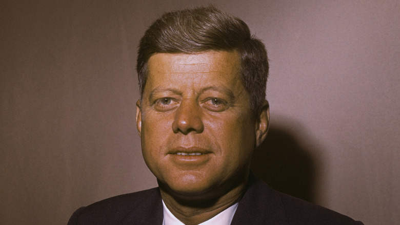 John F Kennedy smiling