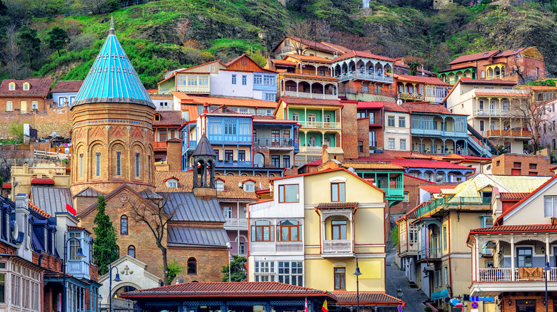 Tbilisi downtown in Georgia