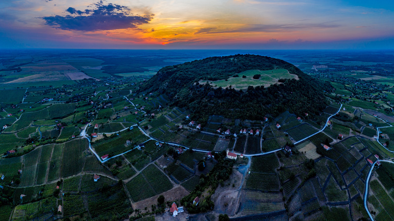 Somlo mountain Hungary wine region