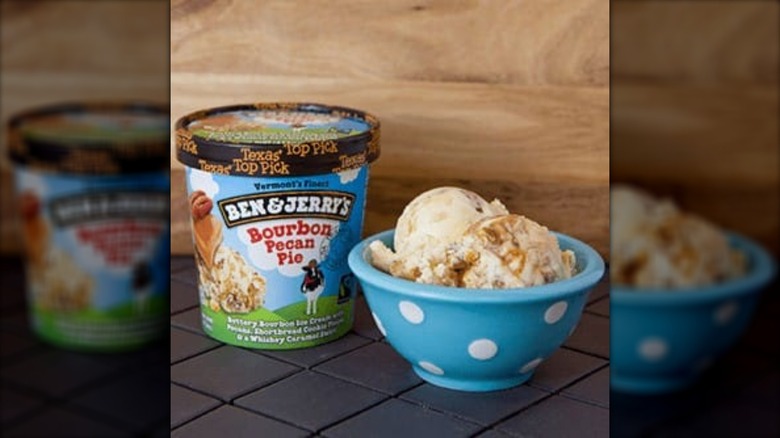 Bourbon Pecan Pie ice cream from Ben & Jerry's