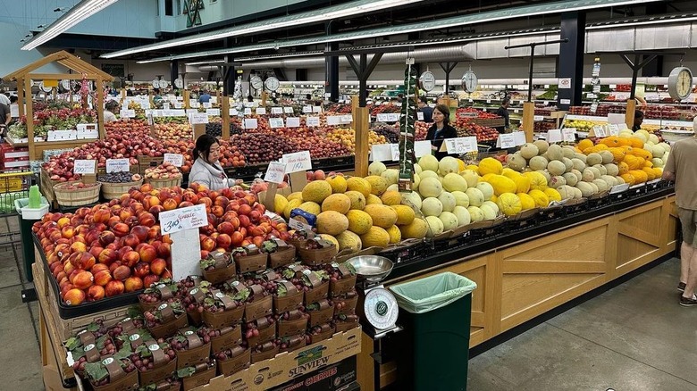 Inside of Berkeley Bowl Grocery Store