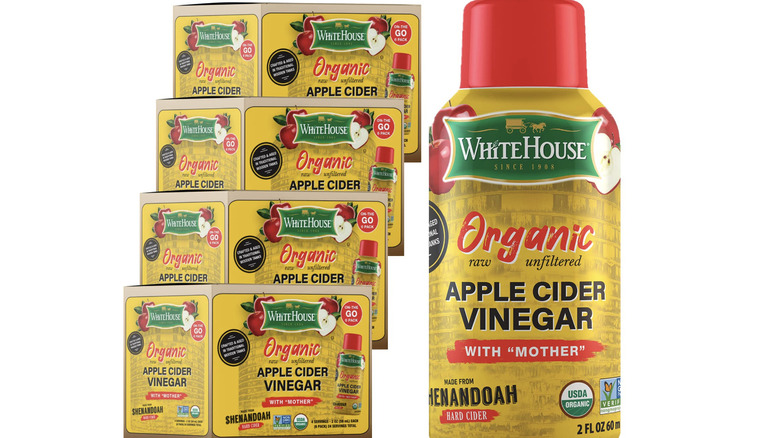 White House apple cider vinegar packages