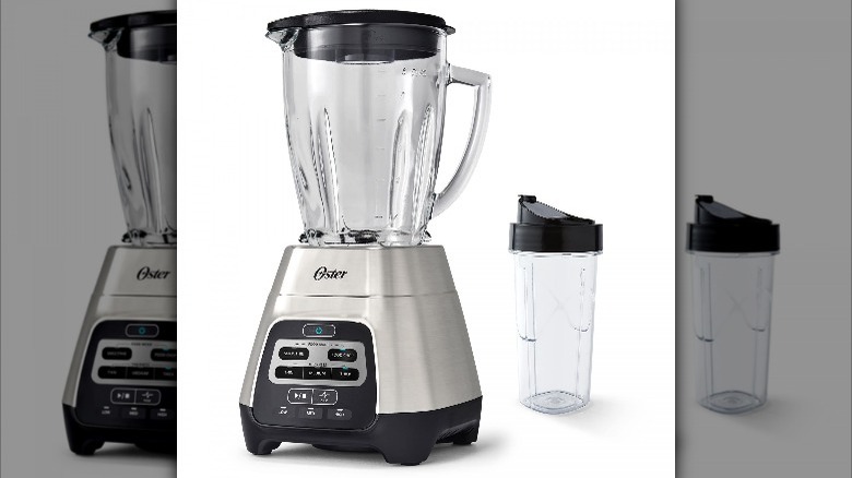 Oster silver blender and travel cup