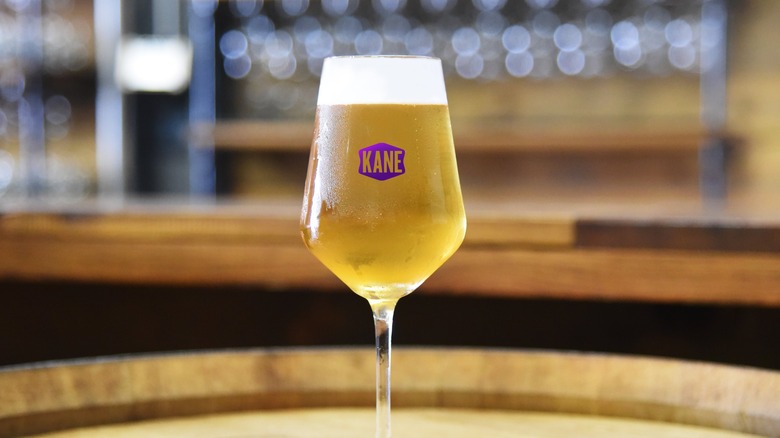 Kane Brewing beer in glass