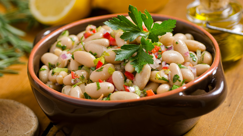 white bean salad