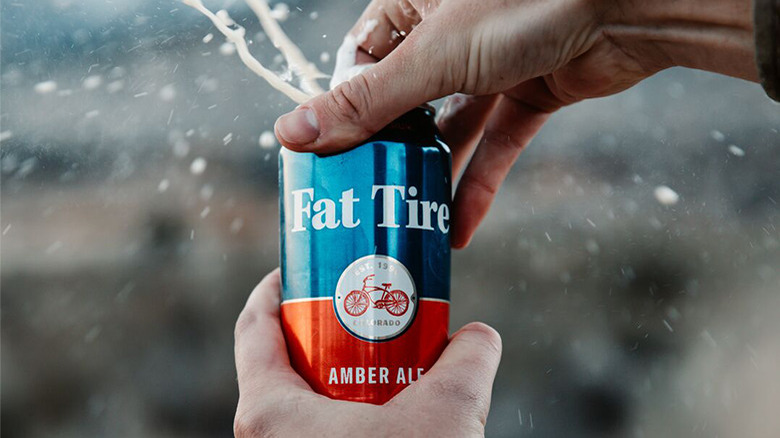 Can of Fat Tire Amber Ale