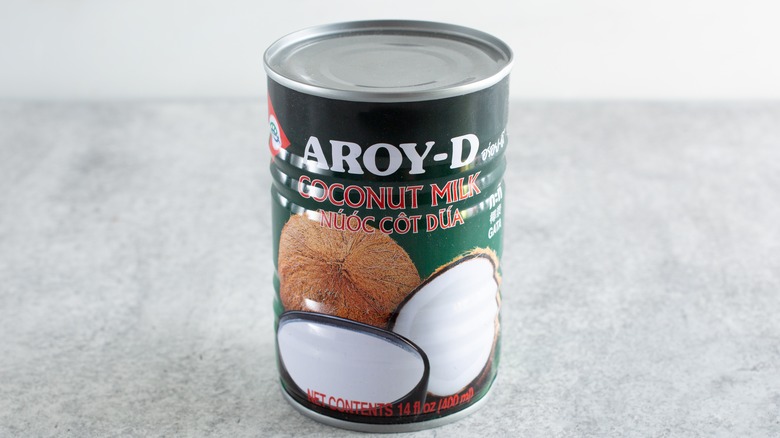 can of Aroy-D Coconut Milk