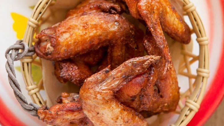 basket of Muay Thai Wings 