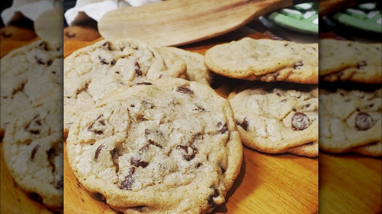 pile of chocolate chip cookies