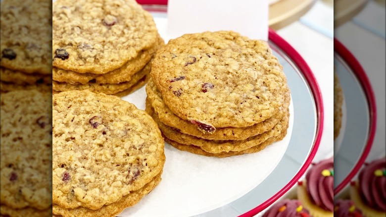 chocolate chip cookies on a plate