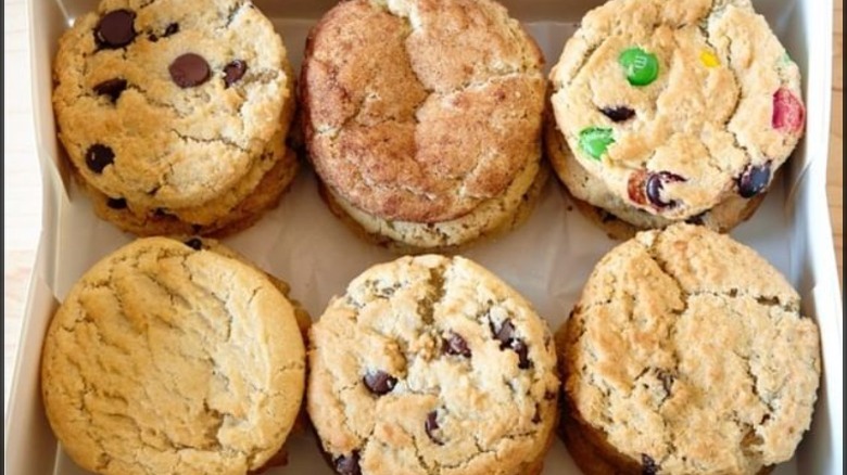 assortment of chocolate chip cookies