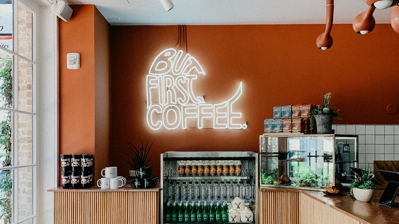 Alfred coffee shop interior