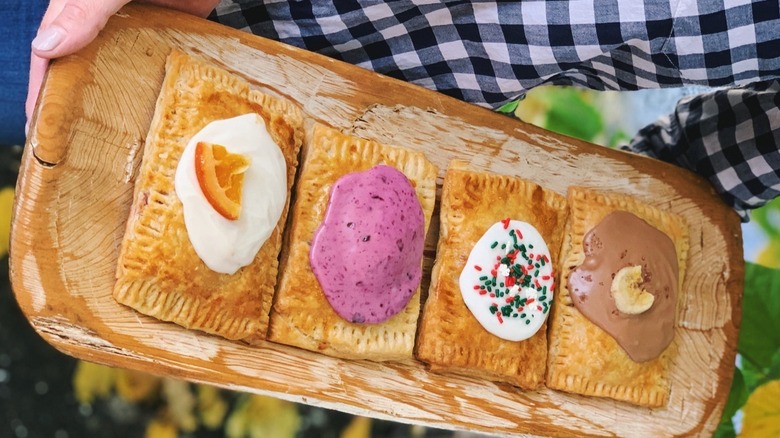 tray of homemade Pop-Tarts