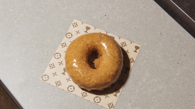 Original Sin donut on napkin