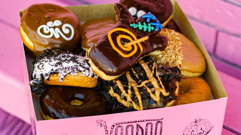 box of Voodoo Doughnuts