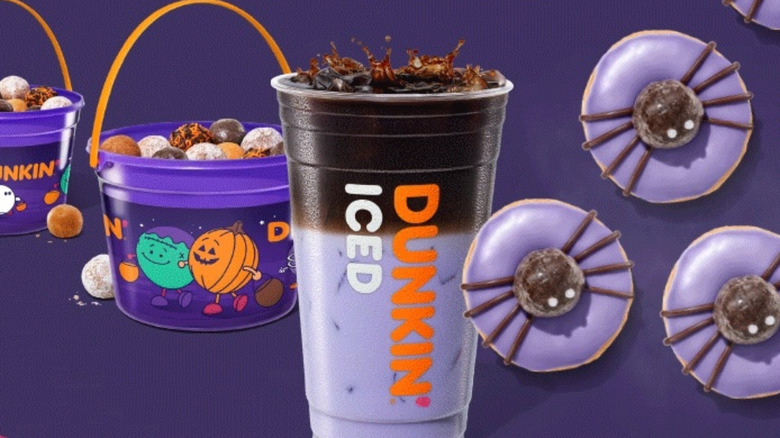 Dunkin' potion macchiato Halloween drink