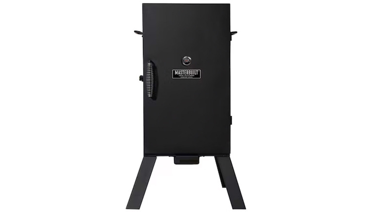 A stock image of a Masterbuilt smoker on white background