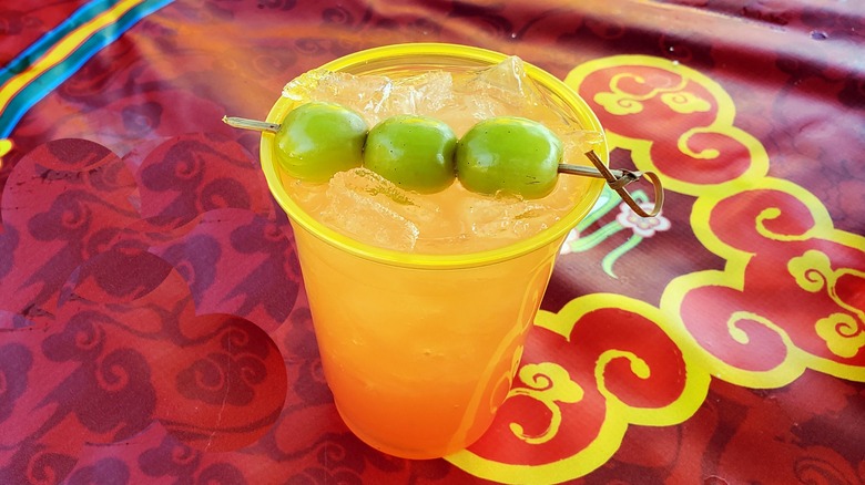 Disney grapefruit melon wine cocktail